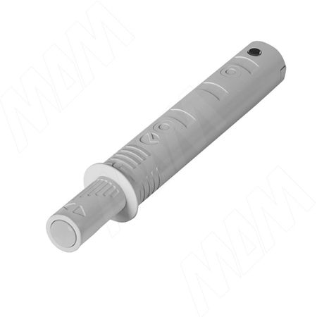 K-PUSH TECH толкатель 14 мм врезной с рез. демпфером, светло-серый (57002040IJ)