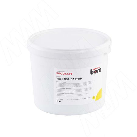 Bora клей ПВА D3 Profix (ведро 5 кг) (PVA.D3.5.PF)