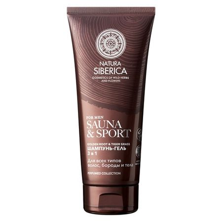 SAUNA &amp; SPORT FOR MEN Шампунь-гель 3в1 для волос, бороды и тела