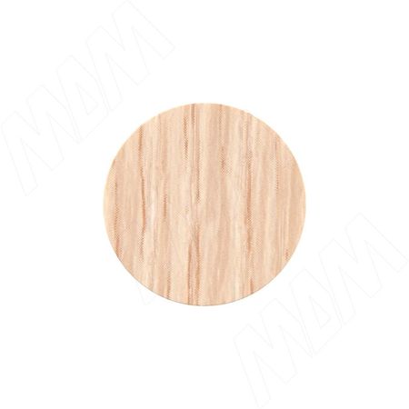 Заглушка самоклеящаяся, D13 мм, Дуб молочный, гладкая (Kr 8622), 117 шт. (8622.10.13)
