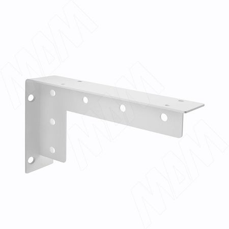 ЛОФТ Менсолодержатель для деревянных полок L-200 мм, белый муар, LOFT (LFT.001.200.00WHT)