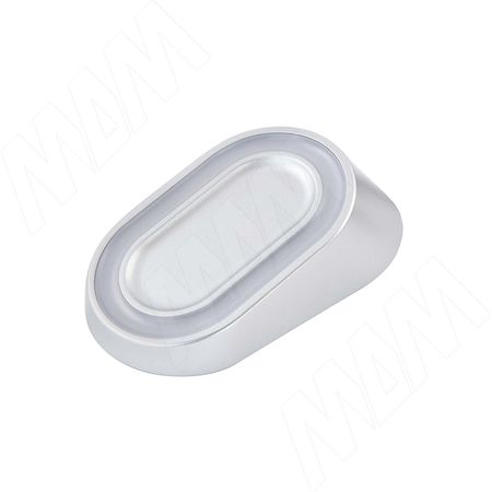 АУРА Светильник овальный, 12V, 2,5W, серебро, AURA (AU12-NO-MCR-NW3)