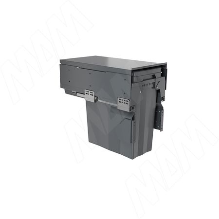 PROBOX F30 Система сортировки и хранения, 1 емкость (1x25), креп. фасада, полн.выдв., плавн.закр., крышка-полка, графит (MBN301-25DGMID)