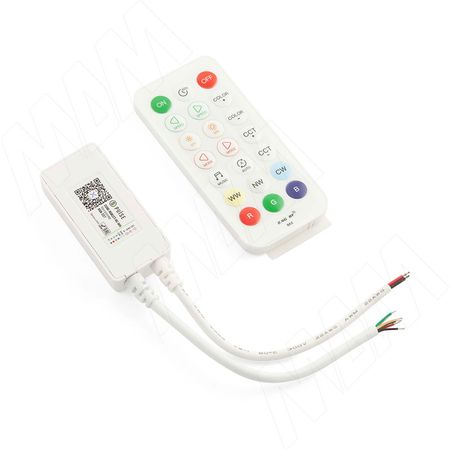 КОР Диммер с пультом ДУ, 2.4ГГц, для светодиодной ленты RGBCCT, CORE (CORE-RGBCCT-RC-WH)
