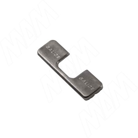 Декоративная накладка на чашку петли с логотипом SALICE, титан (S2CX85H6SN)