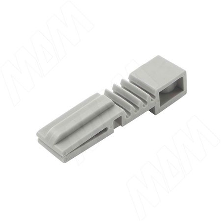 BASE Адаптер для крепления сетчатых корзин к направляющей, серый (КС1G)