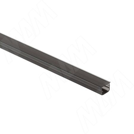 Профиль FW4, врезной, черный, 11,2х8,2 мм, L-2600 (LSP-FW4-PC-2600-BL)