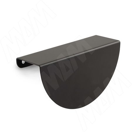 Ручка-скоба 128мм (L=150мм) черный матовый (краска RAL 9005) (BH.RU07.128.BL)