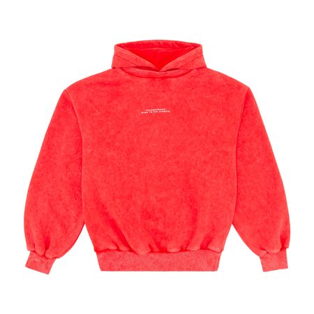 WASH PRINT DETAIL HOODIE
