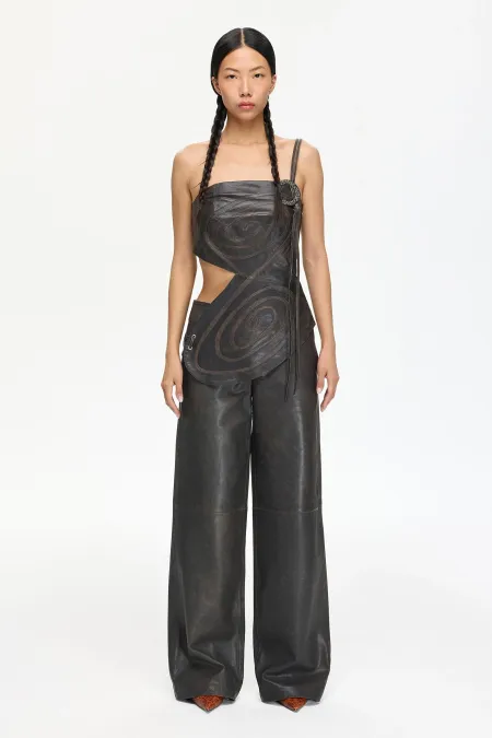 LEATHER PANT 003