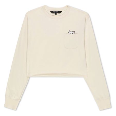LORD NERMAL CROPPED LONG SLEEVE POCKET TEE