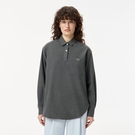 Женская рубашка Lacoste оверсайз
