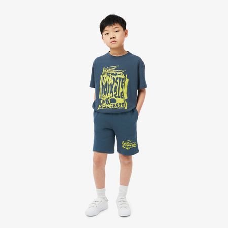Детские хлопковые шорты Lacoste