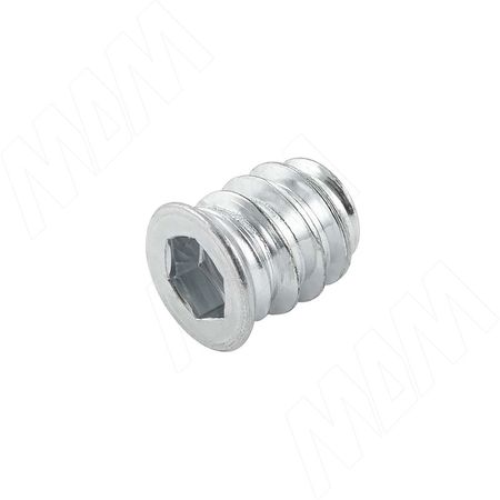 Футорка металлическая D8, М6x13, оцинкованная (BU613 MP)