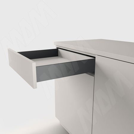 ЛС БОКС Комплект ящика 500 мм, Н88, с толкателем, черный, LS BOX (LT88500BL)