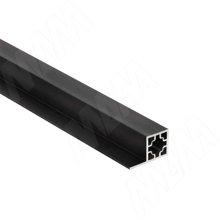 КОНТУР Профиль для деревянных полок, черный (анод), L-3000 мм (PR0853BL)