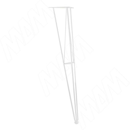 СПОК Опора для стола V-образная, 185х215х740 мм, белый, SPOKE (SPK180x740 WT)