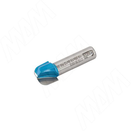 Фреза галтельная D=19,05мм, H=15,9мм, S=12мм, R=6,35мм (C112-19-15S12)