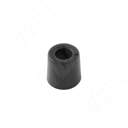 Подпятник круглый D18,5 мм, h18 мм, под саморез, чёрный (HR18-18-P-BL)