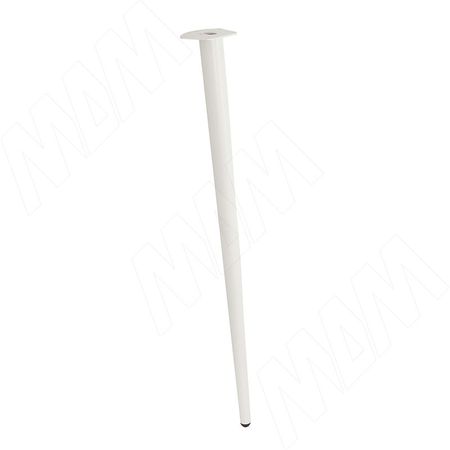 КОНУС Опора для стола конусная, 123х720 мм, белый матовый, CONE (CON123x720 WT)