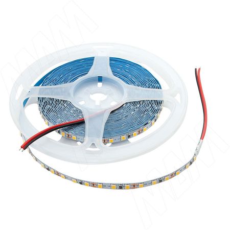 Лента светодиодная 2835/120, 24V, 5 м, основание 5 мм, холодный белый 6000К, IP20, 9.6W/1м (LS24-2835CW20-9.6C8)