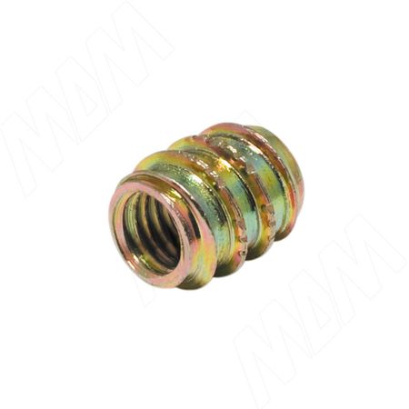 Футорка металлическая D12, М8x15 (BU15)
