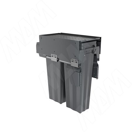 PROBOX MAX F30 Система сортировки и хранения, 2 емкости (2x16), креп. фасада, полн.выдв., плавн.закр., направл. графит (MBN302-32DGMAX)
