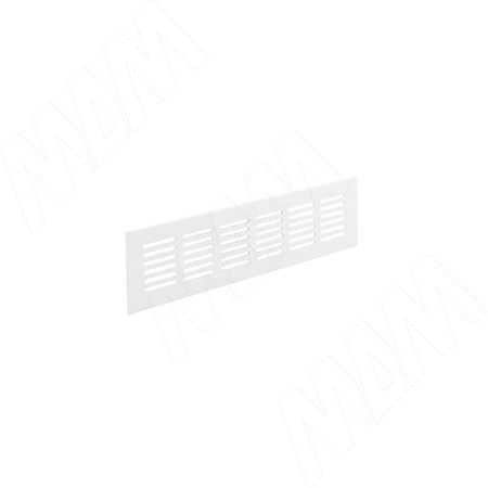 Вентиляционная решетка универсальная, 245x60 мм, тип1, алюминий, белый (VGA201060245WHE1)