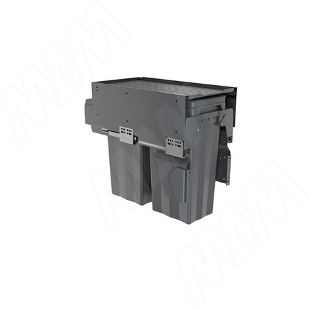 PROBOX MAX F30 Система сортировки и хранения, 2 емкости (2x13), креп. фасада, полн.выдв., плавн.закр., графит (MBN302-26DGMAX)