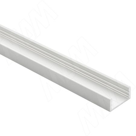 Профиль SM1, накладной, серебро, 16х7,5мм, L-2000 (LSP-SM1-ALU-2-AL)