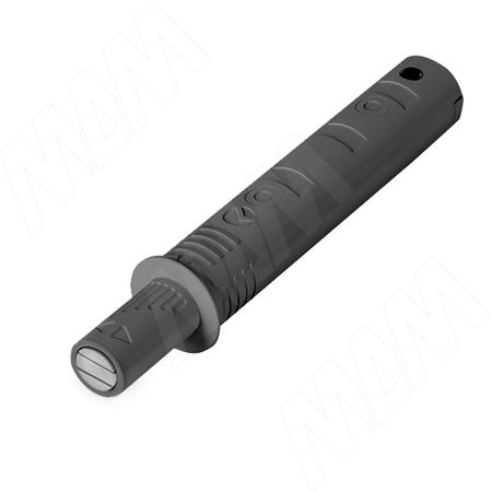 K-PUSH TECH толкатель 14 мм врезной с магнитом, антрацит (57002020EE)