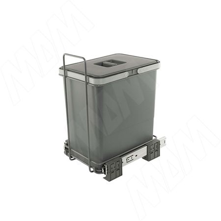 ECOFILL Система сортировки и хранения, 1 емкость (18л), нижнее крепление., напр. полн. выдвиж. (PF01 34C1)