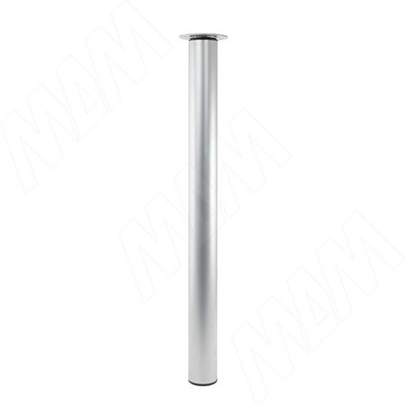 Опора для стола выдвижная, D60/50, H710-870 мм, мат. серебро, 4шт. (TG609.710.MSL)