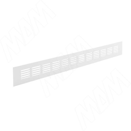 Вентиляционная решетка универсальная, 480x50 мм, тип1, алюминий, белый (VGA201050480WHE1)