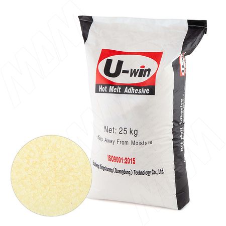 Клей U-win H-400 EVA высокотемпературный, полупрозрачный, 25 кг (H-400)