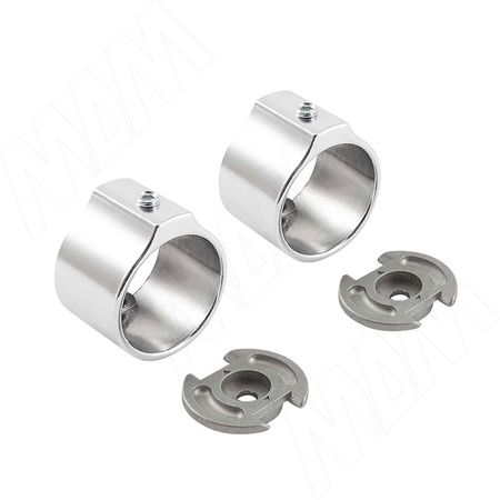 Штангодержатель для круглой трубы D25, с винтом, хром (WA0611RCR)