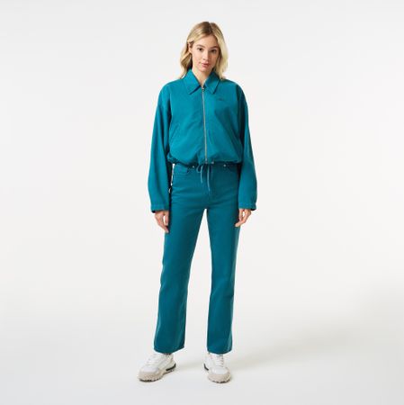 Женские прямые джинсы Lacoste из экологиески чистого хлопка