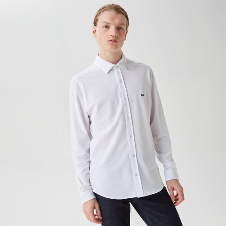 Мужская рубашка Lacoste приталенного кроя