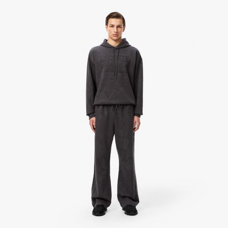 Мужские хлопковые спортивные брюки Lacoste оверсайз