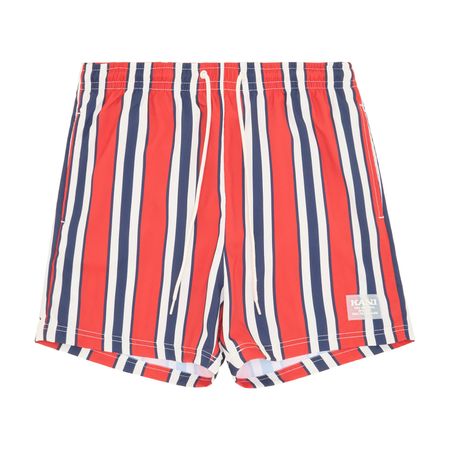 RETRO STRIPED SWIM SHORTS