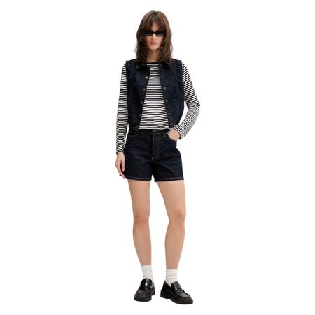 5 INCH HIGHAIST JEAN SHORTS