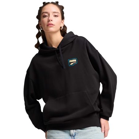 DOWNTOWN OVERSIZED GRAPHIC HOODIE TR