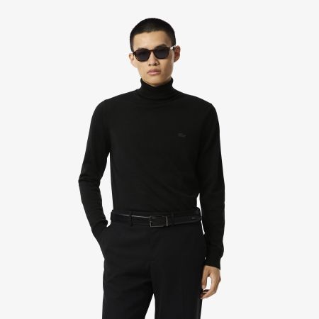 Мужская водолазка Lacoste из мериносовой шерсти