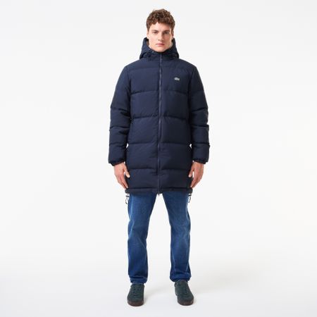 Мужская стёганая куртка Lacoste с капюшоном