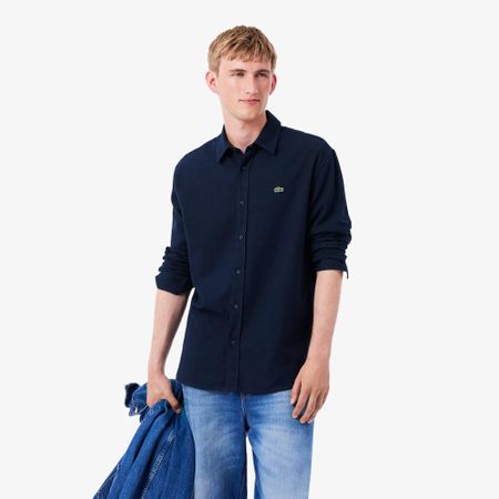 Мужская хлопковая рубашка Lacoste