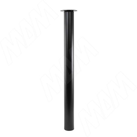 Опора для стола выдвижная, D60/50, H710-870 мм, черный, 4шт. (TG609.710.BL)