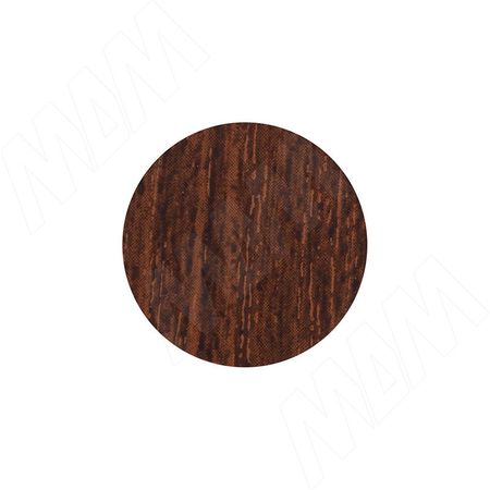 Заглушка самоклеящаяся, D20 мм, Орех, с текстурой дерева (Kr 0729), 54 шт. (0729.30.20)