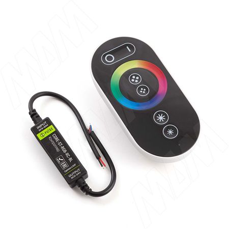 СТАНДАРТ Диммер с пультом ДУ, 433 МГц, для светодиодной ленты RGB,STANDART (CORE-ST-RGB-RC-BL)