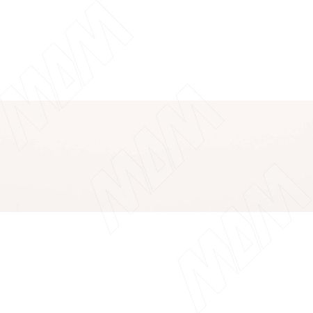 Кромка ПВХ Белый, гладкая (Kr 8100), 200 пог.м (8100.10.1X19)