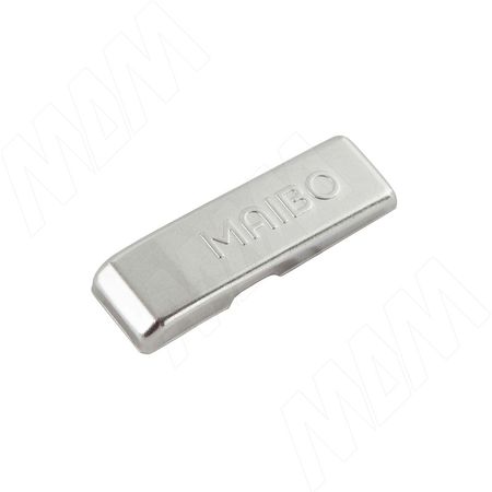 ГЕЛИОС Декоративная накладка на плечо петли, с логотипом, никель, HELIOS (HLS.AC.NK)